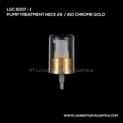 5007-1-PUMP-TREATMENT-NECK-24-410-CHROME-GOLD, botol toner spray