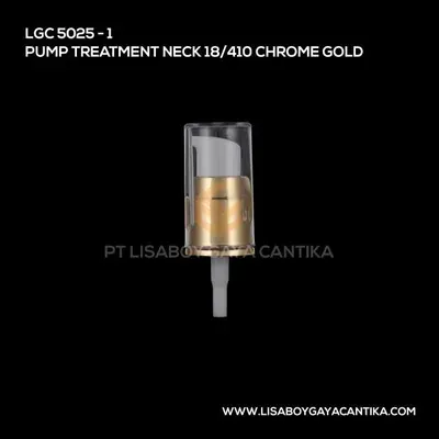 5025-1-PUMP-TREATMENT-NECK-18-410-CHROME-GOLD, botol toner spray