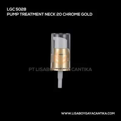 5028-PUMP-TREATMENT-NECK-20-CHROME-GOLD, botol toner spray