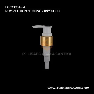 5034-4-PUMP-LOTION-NECK24-SHINY-GOLD, botol toner spray