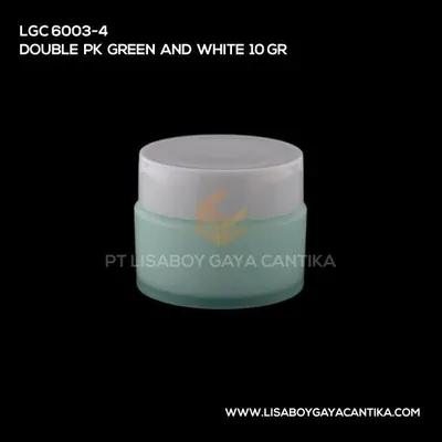 LGC-6003-4-DOUBLE-PK-GREEN-AND-WHITE-10-GR, pot cream