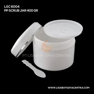 LGC-6004-PP-SCRUB-JAR-400-GR, pot cream