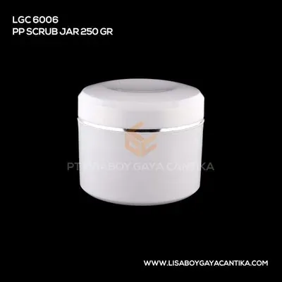 LGC-6006-PP-SCRUB-JAR-250-GR, pot cream