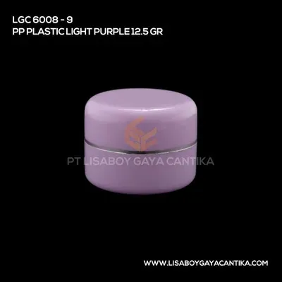 LGC-6008-9-PP-PLASTIC-JAR-LIGHT-PURPLE-12.5-GR, pot cream