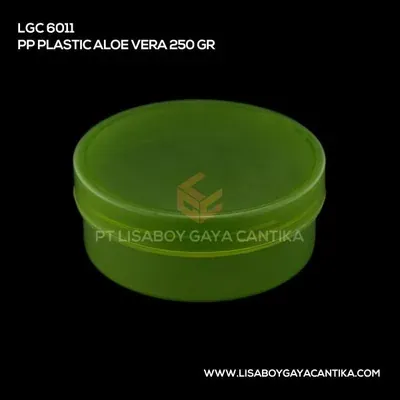 LGC-6011-PP-PLASTIC-ALOE-VERA-250-GR, pot cream
