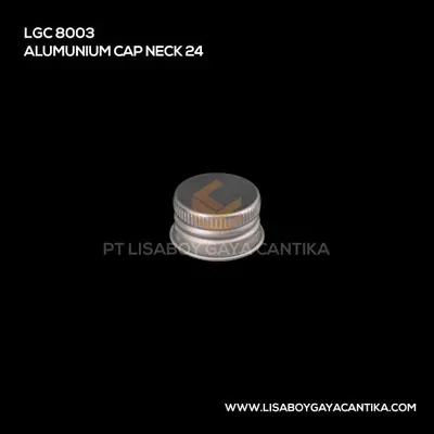 8003-ALUMUNIUM-CAP-NECK-24, pot cream aluminium