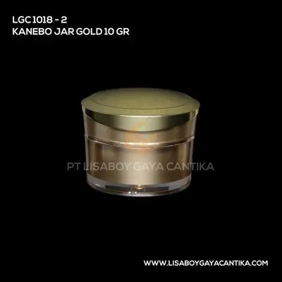 1018-2-KANEBO-JAR-GOLD-10-GR, pot cream acrylic