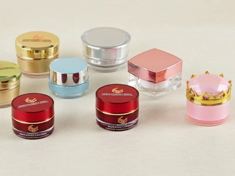 Pot cream acrylic dan glass jar premium untuk kemasan kosmetik import